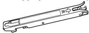PANASONIC TY-WK5P1SW - TY-WK5P1SW Applique de fixation au mur (type pour montage vertical)   Pièces utilisées pour monter l'applique de fixation au mur - 3