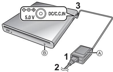 5.0 V DC/C.C.IN B 1 2 A 3