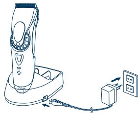 PANASONIC ER1610 - Aufladen des Haarschneidemaschine - 1