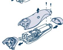 PANASONIC ER1610 - Entnehmen der integrierten wiederaufladbaren Akkus - 5