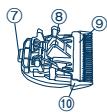 PANASONIC ER1610 - Identificacion de las piezas - 2