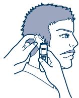 PANASONIC ER2403 - Using the trimmer - 4