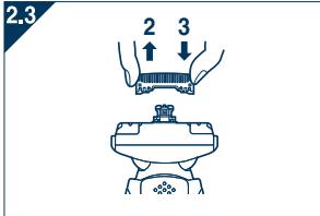 PANASONIC ES8109 - Substituição das lâminas interiores - 2