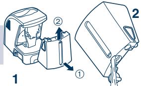 PANASONIC ES8109 - ▶ Préparation du chargeur autonettoyant - 2