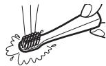 PANASONIC EW-DS11 - Washing the brush - 1