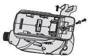 PANASONIC EY-7546 - Verplaatsen van de riem-clip - 1