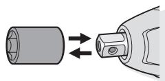 PANASONIC EY7550 - Bevestigen of verwijderen van de dop - 1