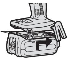 PANASONIC EY7550 - Anbringen oder Abnehmen des Akkus - 1