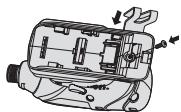 PANASONIC EY7550 - Para cambiar el lugar de ubicación del gancho de cinturón - 2