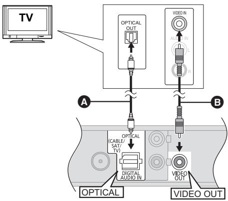 PANASONIC SC-BTT262EG - Collegamento per ottenere la migliore qualità audio - 1