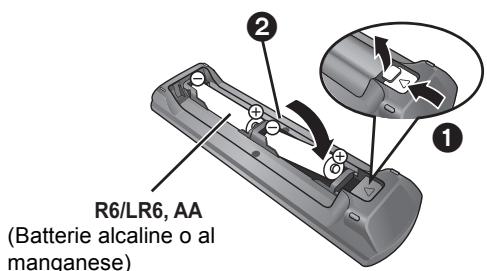 R6/LR6, AA (Batterie alcaline o al manganese)