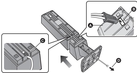 PANASONIC SC-BTT262EG - ■ Per reinstallare nuovamente il supporto del diffusore - 1