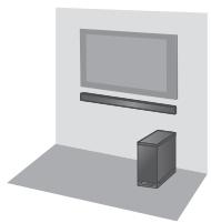 PANASONIC SC-HTB15EG - W przypadku montażu głośników na ścianie - 1