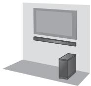 PANASONIC SC-HTB15EG - Beim Anbringen der Lautsprecher an einer Wand - 1