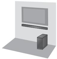 PANASONIC SC-HTB15EG - Quando si collocano i diffusori a parete - 2