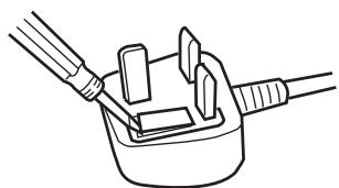 PANASONIC UB-5838C - Procédure de remplacement du fusible: - 1
