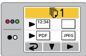 PANASONIC UB-5838C - Réglage de l'affichage du temps de balayage - 1