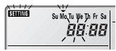 SETTING Su Mo Tu We Th Fr Sa 00:00