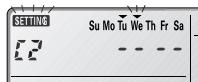 SETTING Su Mo Tu We Th Fr Sa 12 - - - - -