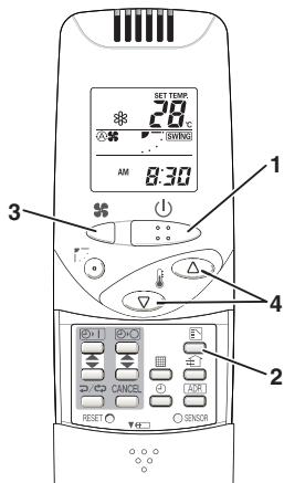 PANASONIC CZ-RWSU2 - Auto 已 Chauffage 已 Sechage 已 Refroidissement 已 Ventilateur 已 - 1