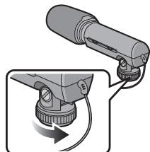 PANASONIC DMW-MS1E - Desserrez l'anneau de verrouillage. - 1
