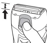 PANASONIC ER-GK40 - Utilisation de la tondeuse escamtable - 1