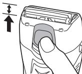 PANASONIC ER-GK40 - Utilización del recortador emergente - 1