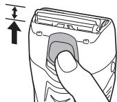 PANASONIC ER-GK40 - De uitklapbare trimmer gebruiken - 1