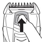 PANASONIC ER-GK40 - Removing the comb attachments - 1