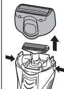 PANASONIC ER-GK40 - Cleaning the shaver - 5
