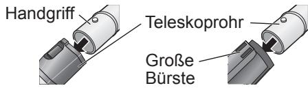 Handgriff Teleskoprohr Große Bürste