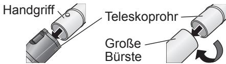 Handgriff Teleskoprohr Große Bürste