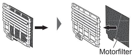 PANASONIC MC-CG712 - Vervanging van de motorfilter - 2