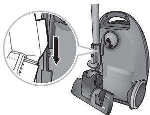 PANASONIC MC-CG712 - Position de rangement - 1