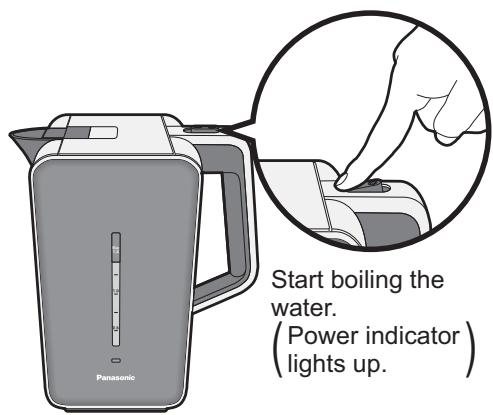 PANASONIC NC-ZK1 - Turn on the power switch. (Press "I") - 1