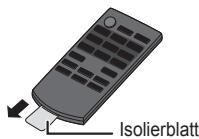 PANASONIC SC-HC17EG - Die FernbedienungVBorbereiten - 1