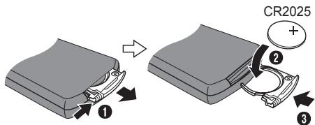 PANASONIC SC-HC17EG - Sostituzione della batteria - 1