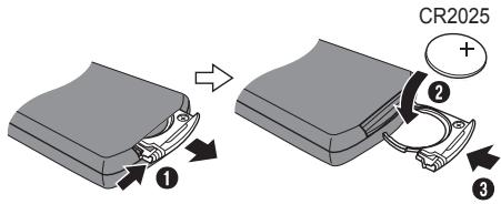 PANASONIC SC-HC17EG - Die FernbedienungVBorbereiten - 2