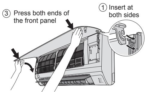 PANASONIC CU-UE9PKE - Front panel - 2