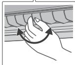 PANASONIC CU-UE9PKE - To adjust horizontal airflow direction - 2