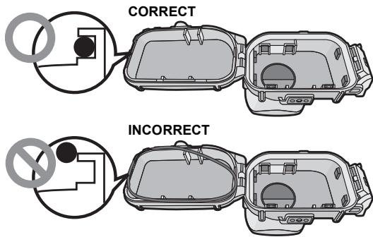 PANASONIC DMWMCTZ40PP - Fit the O-ring evenly into the O-ring groove. - 1