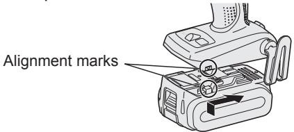 PANASONIC EY-7549 - Attaching or Removing Battery Pack - 1