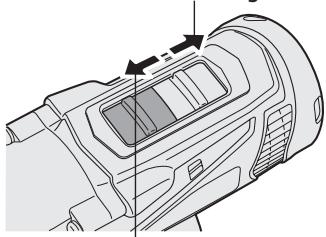 PANASONIC EY-7549 - Selecteer de modus Schroefboormachine Hoog of Laag met de schakelaar voor het selecteren van modus. - 1