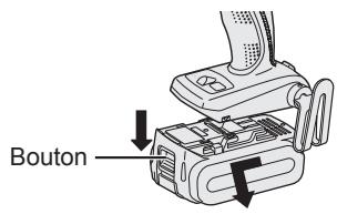 PANASONIC EY-7549 - Fixation ou retrait de la batterie autonome - 2