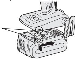PANASONIC EY-7549 - Applicazione o rimozione del pacco batteria - 1