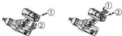PANASONIC EY-7549 - To Change the Belt Hook Location Side - 1