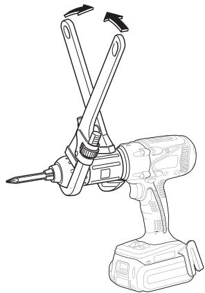 PANASONIC EY-7549 - Utilisation du mandrin de foret sans clé (EY9X003E) - 6