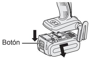 PANASONIC EY-7549 - Para extraer la batería: - 1