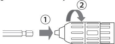 PANASONIC EY-7549 - Using Keyless drill chuck (EY9X003E) - 4