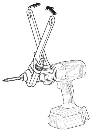 PANASONIC EY-7549 - Empleo del portabrocas de apriete sin llave (EY9X003E) - 6